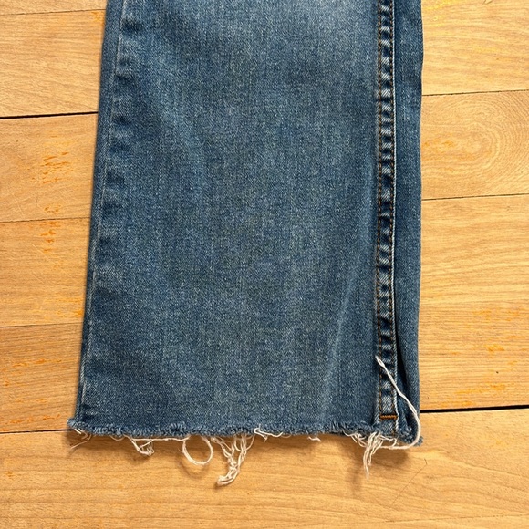 PRIMARK High Waist Raw Hem Bootcut Ankle Jeans - Picture 5 of 12